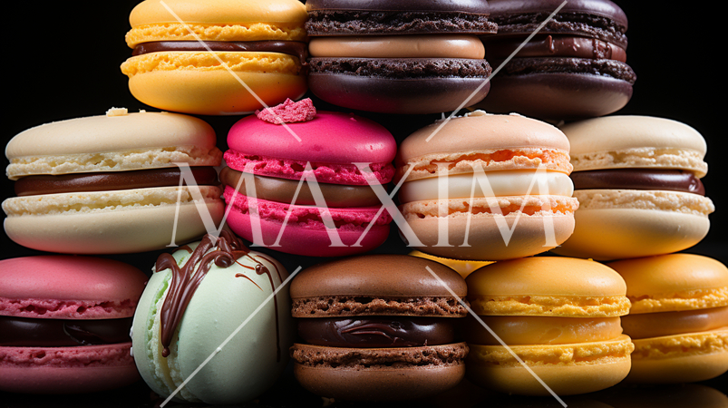 色とりどりのマカロン