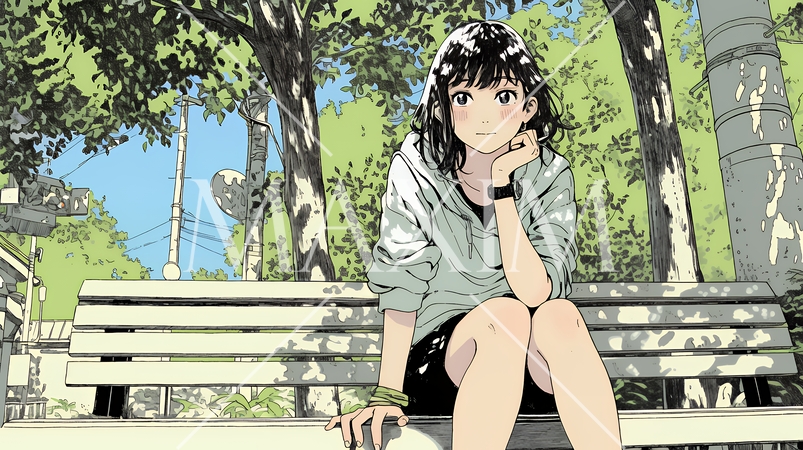 5月病の若い女子大学生