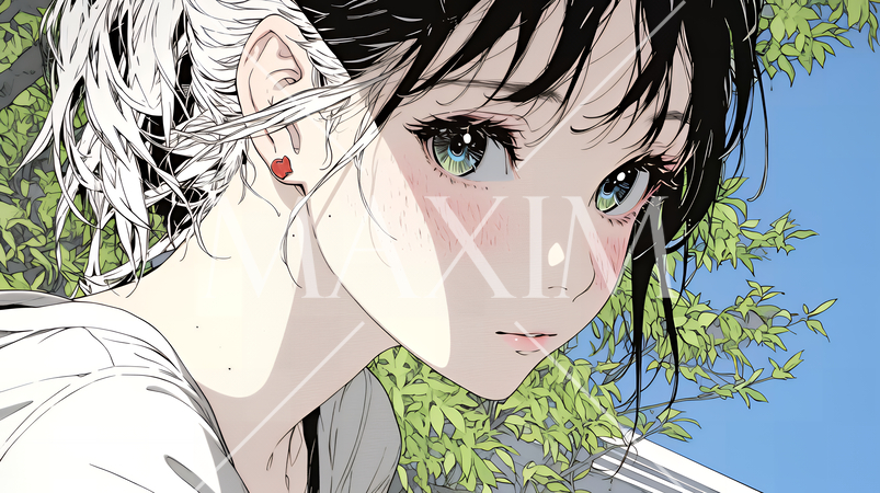 輝く瞳で見つめる好奇心旺盛な若い女性