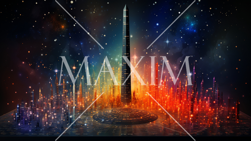 多元宇宙をテーマにした抽象的背景