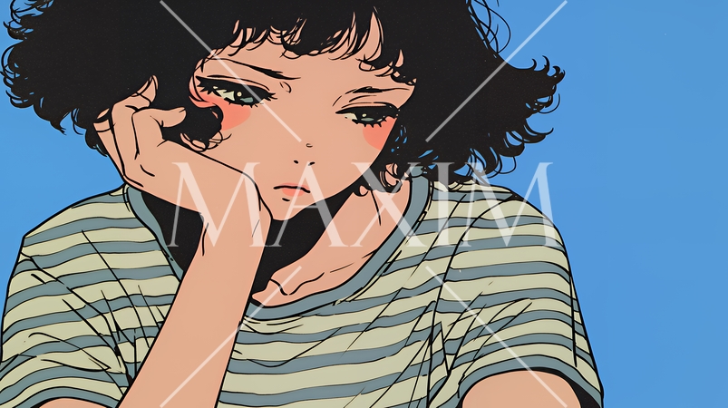 戸惑いの表情の若い女性：困惑した微妙な感情を浮かべた女性