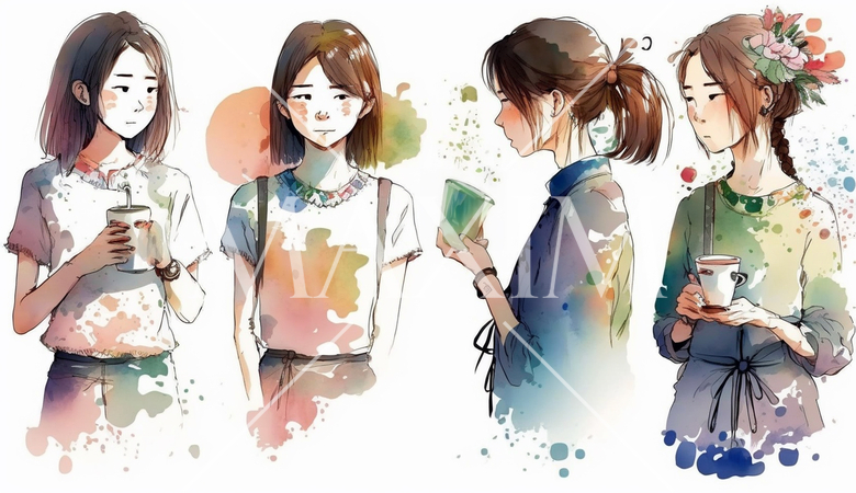 ちょっと心配な恋愛相談中の女友達達