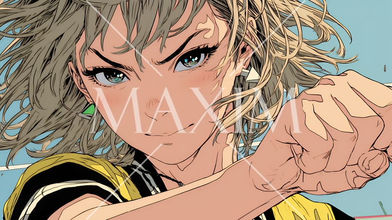 フィストバンプ（グータッチ）をしようとしている若い女性