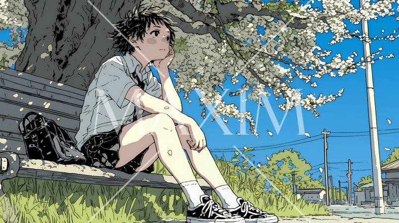 5月病の若い女子大学生