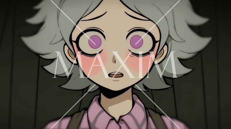 突然の出来事にビックリしている若い女性