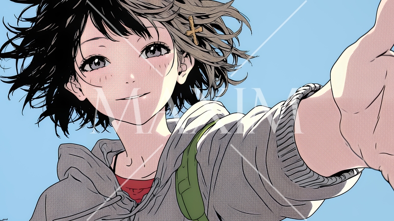 満面の笑みでYesと言っている若い女性