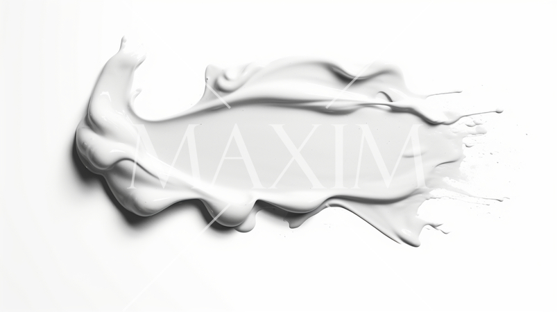 白紙に白い油絵の具を盛り付けた背景イメージ精緻CG画像