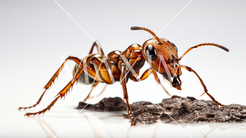 蟻の精緻CGイラスト