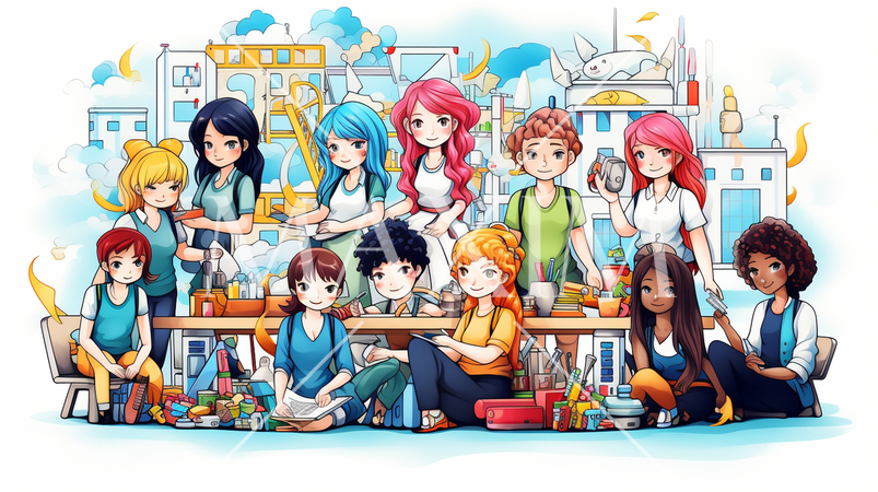 仕事の多様性：異なる業種、職種、文化間での協力。