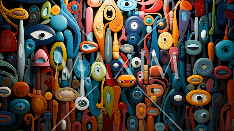 ことわざ：『十人十色』のキュービズムな表現