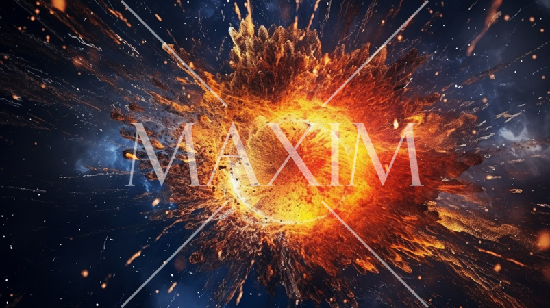 超新星爆発想像画-精緻CG