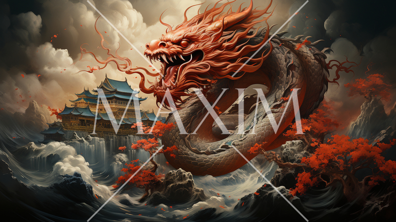 龍のシュールレアリズムぽい描写