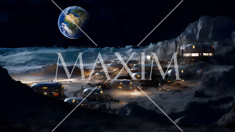 月面基地：精緻CG