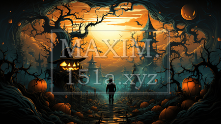 ちょと怖いイメージのハロウィン（イラストID:658283-18592）