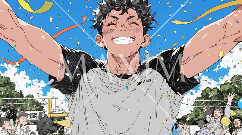 嬉しくて目を開けることができません