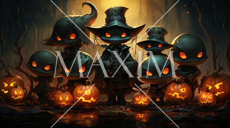 本格的なハロウィン仮装をしている子供