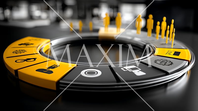 PDCA：「Plan（計画）」「Do（実行）」「Check（評価）」「Action（改善）」のイメー