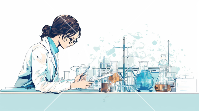 企業とか大学の化学系研究開発に携わっている女性