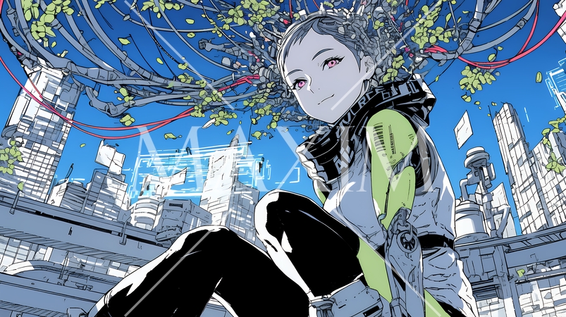 ビッグデータとAI：データ解析による洞察とデータセンターの役割のイメージ