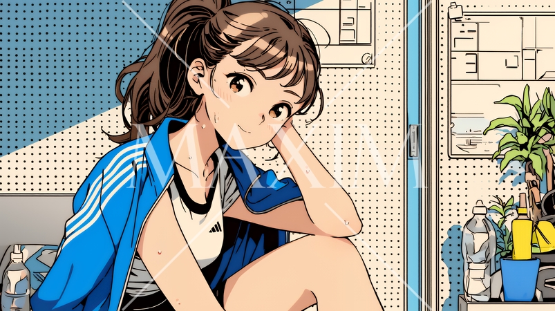 フィットネスジムや運動部の更衣室