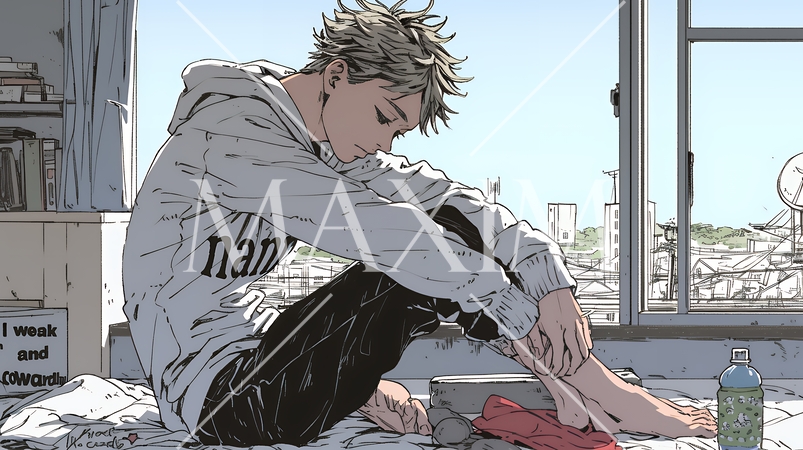 「私は非力で臆病です」と落ち込んでいる