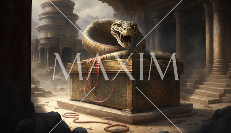 さわらぬ神にたたりなし：映画でお馴染みのトラップ「蛇」に登場してもらい説明。