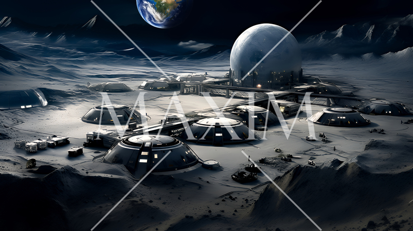 月面基地：精緻CG
