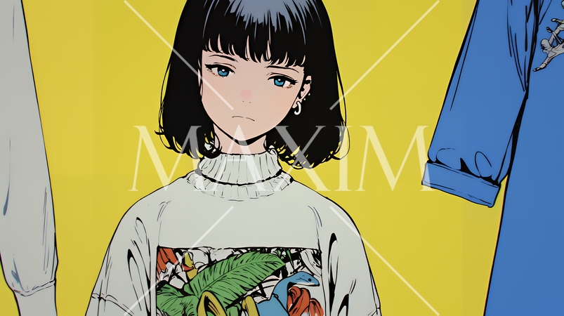 放置少女：両親が隣にいても少女に興味が無く実体が無い服にしか見えない