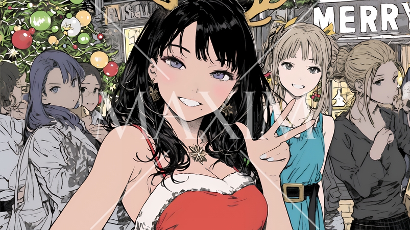 若者たちのクリスマスパーティ