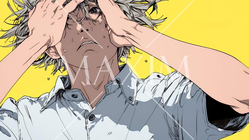 技術的な問題に直面し、肩をすくめて困惑している技術者