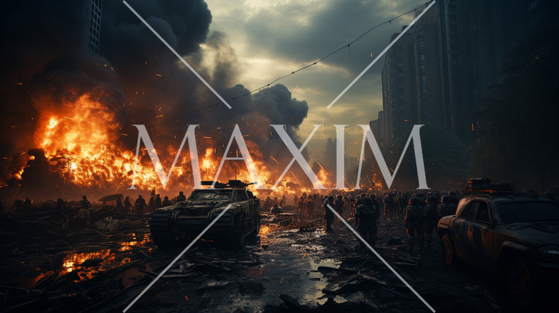 大都市での市街戦：大規模戦争状態