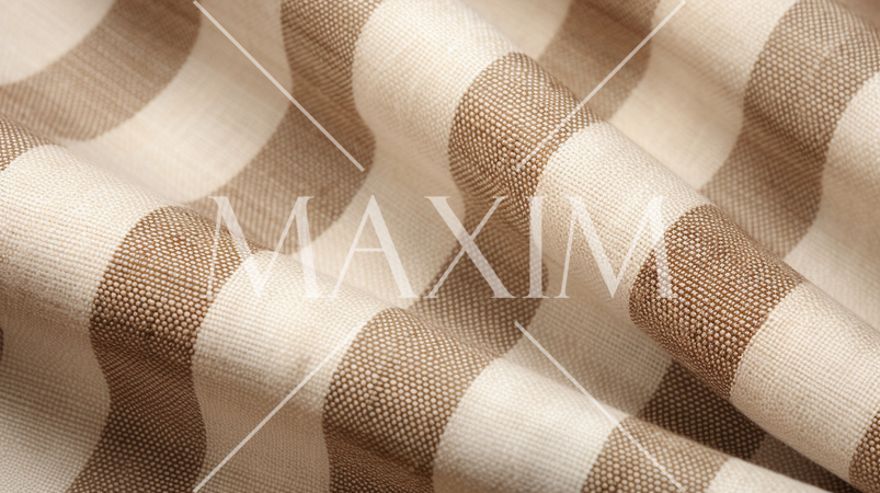 チェック柄の麻の生地の背景画像：精緻CG画像