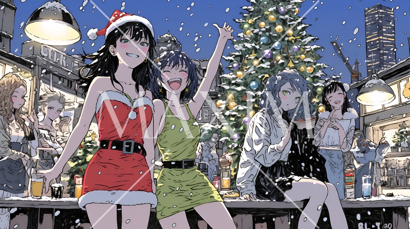 若者たちのクリスマスパーティ