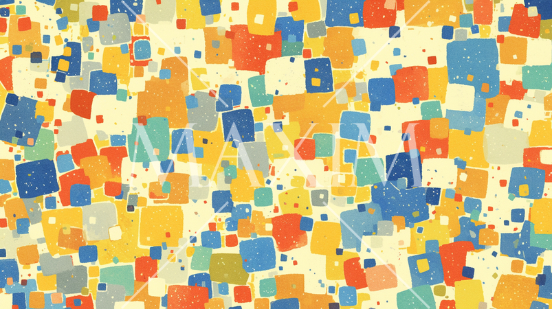 ドットパターン： 小さな円形や四角形のドットで、ポップでモダンな雰囲気を演出する