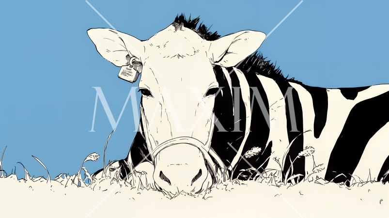 シマウシ（ゼブラ模様の牛）：イグ・ノーベル賞の受賞を記念して
