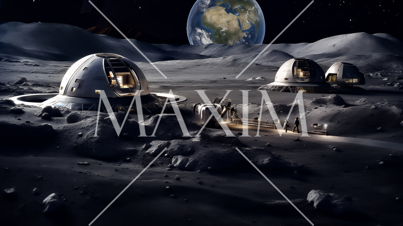 月面基地：精緻CG