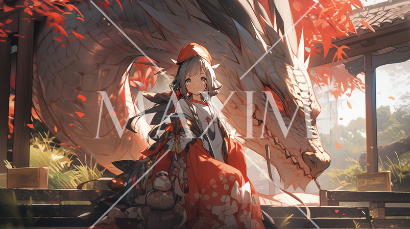 龍を召喚した少女