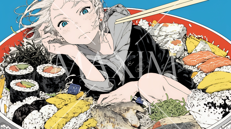 寿司の具材になった一寸法師