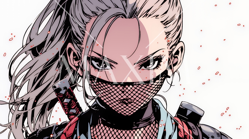 セクシーな女忍者（くノ一）