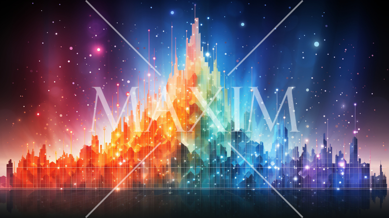 多元宇宙をテーマにした抽象的背景