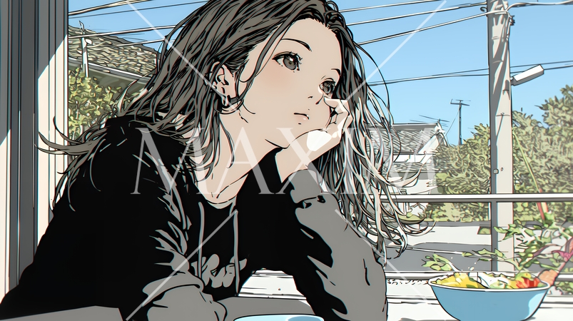 心配事があって食が進まない女性