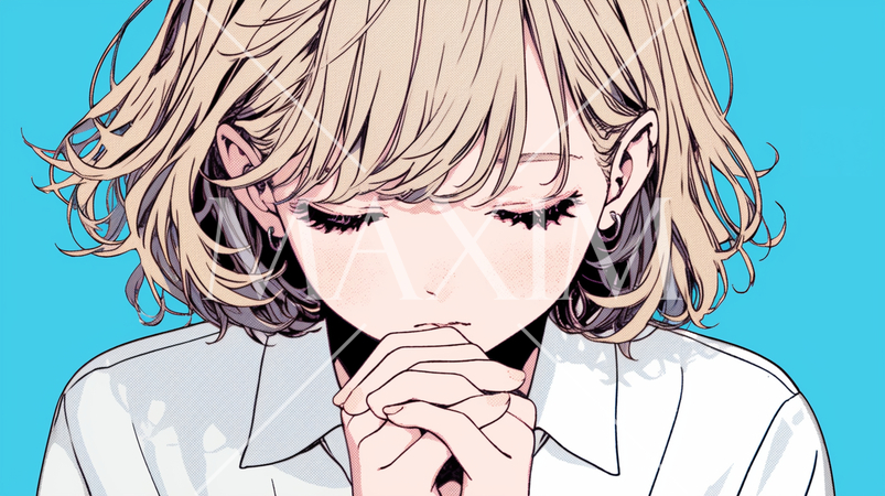 失恋して気落ちしている女の子