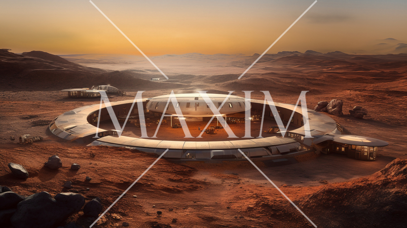 火星の宇宙基地