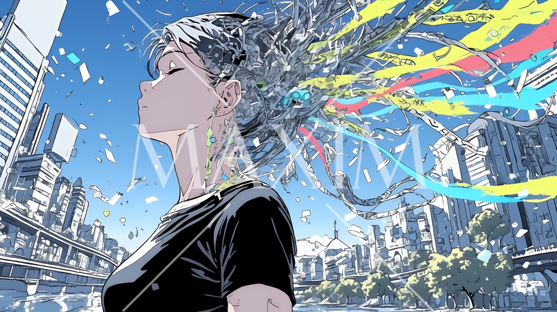 ビッグデータとAI：データ解析による洞察とデータセンターの役割のイメージ