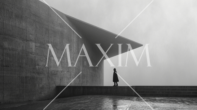 「永遠：eternity」をテーマにしたミニマリズムなイメージ