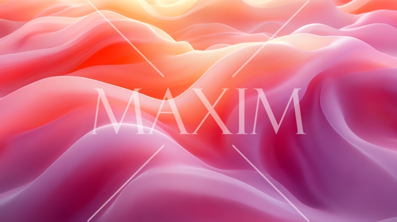 ピンクのグラデーションの背景に浮かぶ抽象的な背景