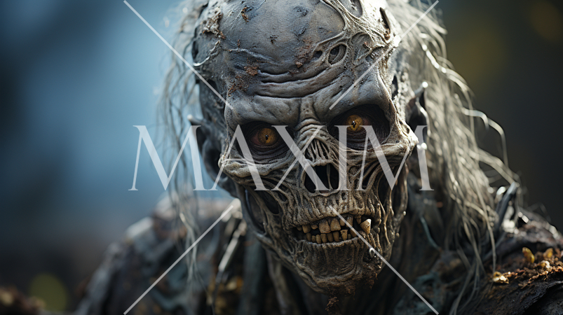 ゾンビの絵：精緻CG