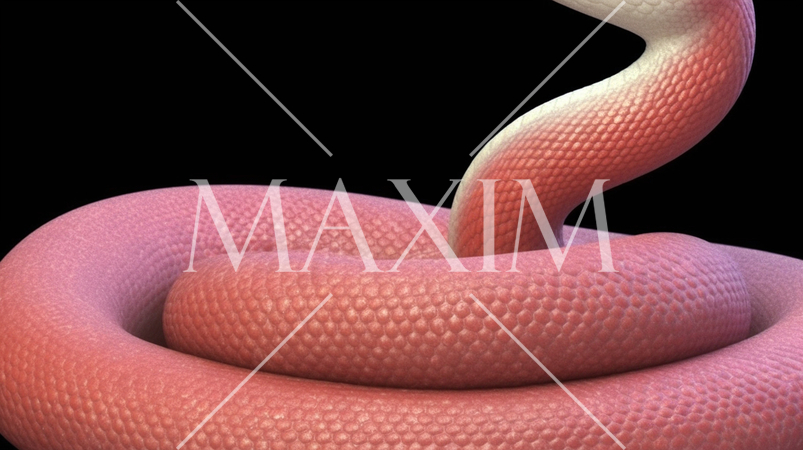 蛇の胴体のクローズアップ