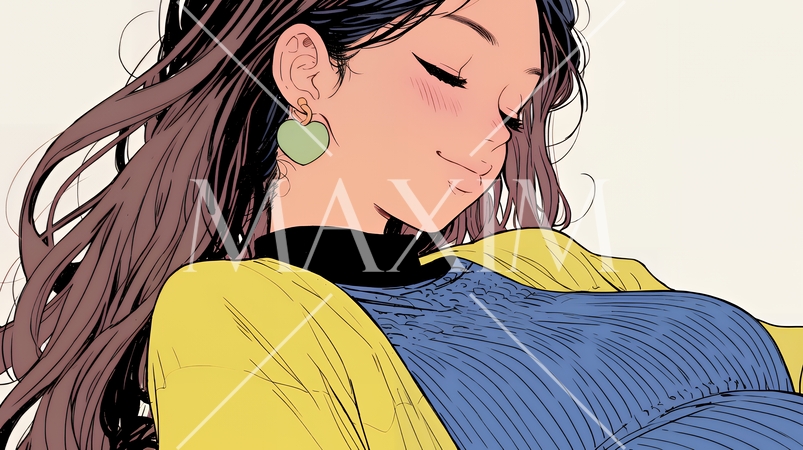 妊娠している若い女性