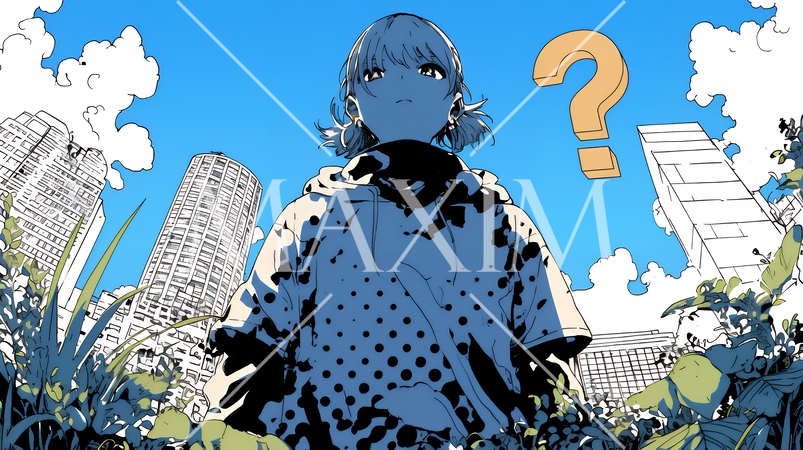 クエスチョンマークのある風景